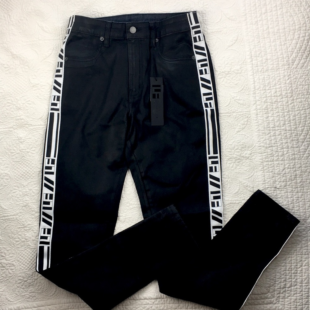 LF Jupiter Skinny Stretch High Rise Coated Jeans Size 28 NWT